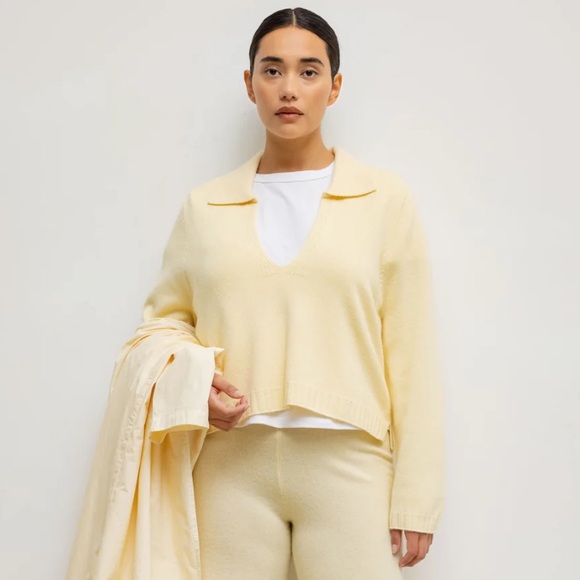 LESET Sweaters - LESET canary yellow knit size small
